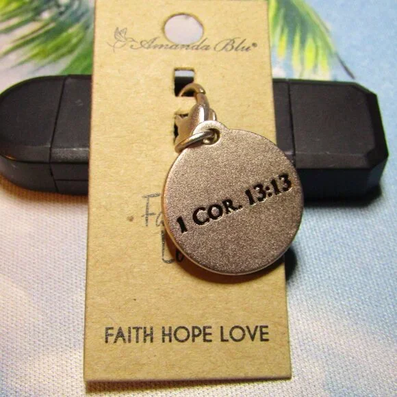 Bracelet Charms | Amanda Blu | Faith | Hope | Love - Picture 2 of 2